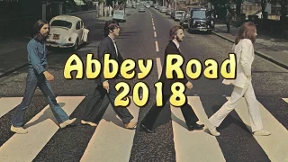 Abbey Road 2018...... Tourists on the  Zebra Crossing.....