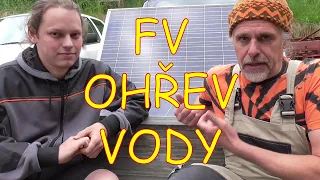 Fotovoltaický ohřev vody s Ampérákem