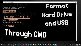 How to format external hard drive cmd windows 10/11