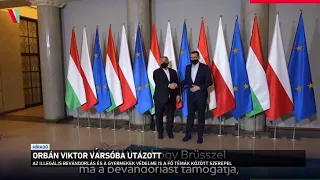 Orbán Viktor Varsóba utazott