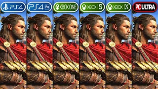 Assassin's Creed Odyssey | PS4 - PS4 Pro - Xbox One - Xbox Series S|X - PC | Graphics Comparison