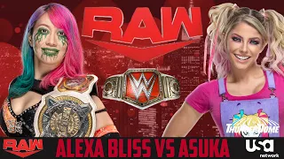 Asuka vs Alexa Bliss | WWE RAW Women's Championship | WWE Monday Night RAW 01 25 2021 PREVIEW