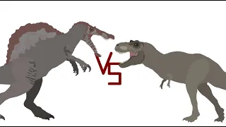 Spinosaurus Vs Tyrannosaurus Rex