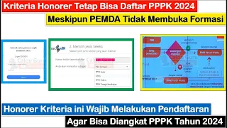 RESMI Kriteria Honorer Tetap Bisa Daftar PPPK 2024 Meskipun PEMDA Tidak Membuka Formasi PPPK 2024