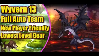 Easiest Early Game Wyvern 13 Team - Lowest Gear, Full Auto, Best Starting Team. W13
