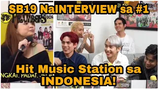 BREAKING: SB19 INTERVIEWED on #1 MUSIC STATION in INDONESIA! | Esbi Updates