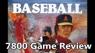 RealSports Baseball Atari 7800 Review - The No Swear Gamer Ep 184