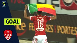 Goal Steve MOUNIE (27' pen - SB29) STADE BRESTOIS 29 - OLYMPIQUE LYONNAIS (2-1) 21/22