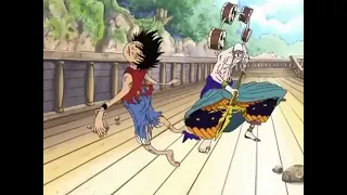 Luzny dodging from Enel attack #memes #onepiece