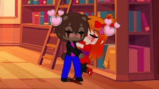 Elizabeth x Gabriel get caught gacha fnaf my au