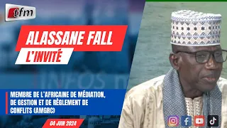 L’INVITE D’INFOS MATIN (WOLOF) : Alassane Fall, membre de l’Africaine de Médiation...