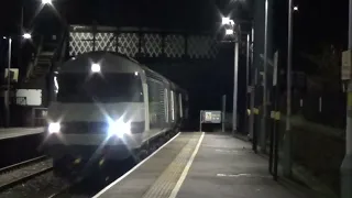 Rail Adventure 43465, 43484 and 43480, 43468 Drag 777004 Passed Rainhill 22nd November 2022