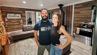 It’s FINISHED!  We FINALLY Got It DONE! Couple Builds DIY Home in The Mountains