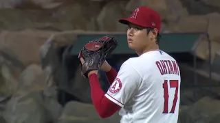 Shohei Ohtani Strikes Out 8 | Angels vs. Rangers (9/3/21)