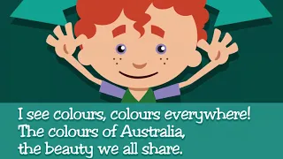 Colours of Australia (song) WITH LYRICS AND PICTURES                      [Diversity of Australia]