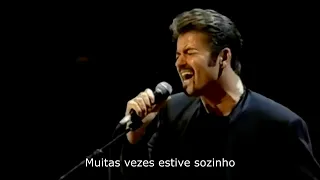 George Michael - The Long and Winding Road ao vivo (legendado/traduzido em português) Melhor som HD