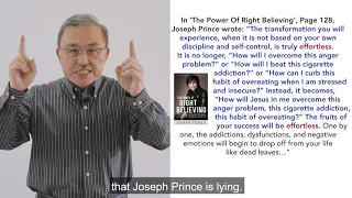 Joseph Prince’s Effortless Christianity Teaching Is One Big Scam: Part 2 of 2 Parts