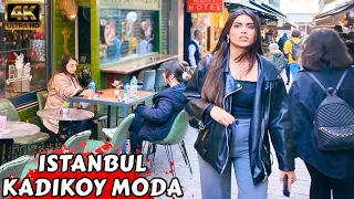 🇹🇷 Turkey Kadıkoy Bazaar Moda Asian Side Of Istanbul 2024 walking tour Tourist Guide lofi music