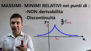 Massimi e minimi relativi nei punti di non derivabilità o discontinuità