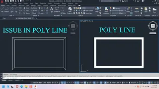 HOW TO SOLVE POLYLINE ISSUE IN CAD WITH DETAILS TRICKY COMMANDS FOR BEGINNERS.