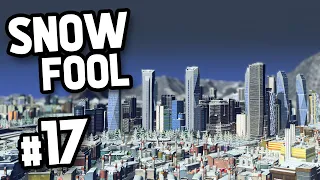 Building The FINANCIAL DISTRICT in Cities Skylines SnowFool #17