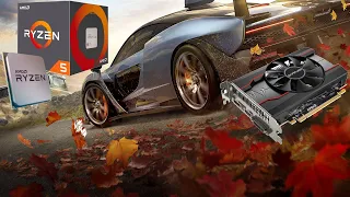 Ryzen 5 1600 af rx 550 4gb in forza horizon 4  low settings  1080p