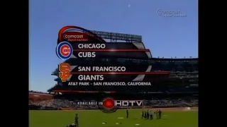 86 - Cubs at Giants - Thursday, July 3, 2008 - 6:05pm CDT - CSN Chicago