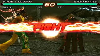 Tekken 6 Story mode Eddy | I BEAT AZAZEL!!!!!! (Some wise man said one is better than none)