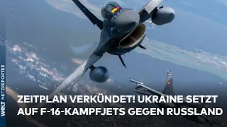 PUTINS KRIEG: Ukraine setzt auf Luftwaffe! Zeitplan für Einsatz von F-16-Kampfjets enthüllt