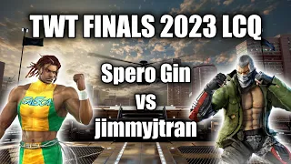 TEKKEN World Tour Finals LCQ - Spero Gin vs. jimmyjtran