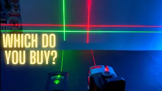 GREEN VS RED laser level