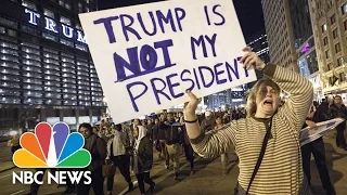 Thousands Protest Donald Trump’s Victory Around US | NBC News