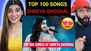 Top 100 Songs of Shreya Ghoshal Reaction | Hindi Songs |