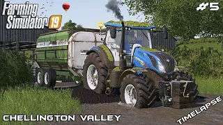 Feeding animals in very muddy condition | Chellington Valley | Farming Simulator 19 | Episode 5