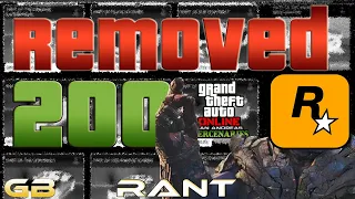 GTA Online Vehicle Removal Rant