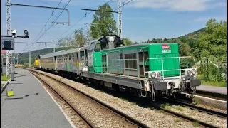 Trains RER HLP INFRA FRET et ACHEMINEMENT Gare de VAUBOYEN