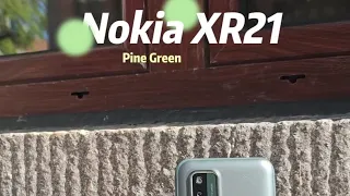 Nokia XR21 pine green out of the box