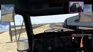 American Truck Simulator High Speed Run 160+MPH!!! CRAZY!!!