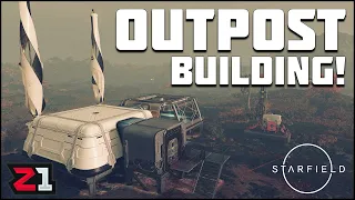 Building An Outpost In Starfield! Starfield Tips And Tricks | Z1 Gaming