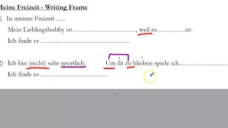 German Grammar: Meine Freizeit