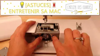 🔧Entretenir sa machine à coudre ✂️ nettoyer et huiler là où il faut !