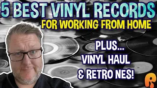 5 Best Vinyl Records - for working from home! Plus lots lots more! #vinyl