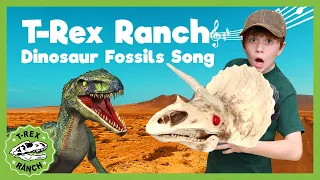 Dinosaur Fossils Song - A Long Long Time Ago! T-Rex Ranch Songs for Kids!