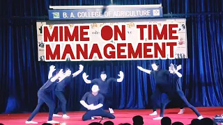 Mime on Time management || Mime group 2019/20 TM-SDAU || Inter University Cultural Competition,Anand
