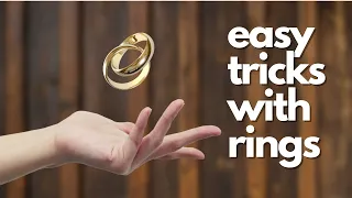 RING MAGIC! - 7 Easy Magic Tricks With Finger Rings - #easymagictricks #tricksforbeginners