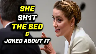 Amber Heard JOKED About "The Defecation, Surprise" On The Bed