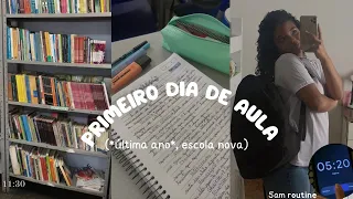 MEU PRIMEIRO DIA DE AULA 2023📚*último ano*