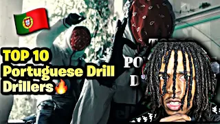 AMERICAN REACTS TO THE TOP 10 PORTUGUESE DRILL DRILLERS 🇵🇹