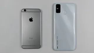 iPhone 6 Vs Tecno Spark 6 Go Speed Test