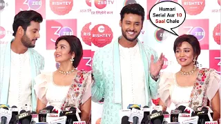 Meet Badlegi Duniya Ki Reet Couple Ashi Singh And Shagun Pandey Together At Zee Rishtey Awards 2022